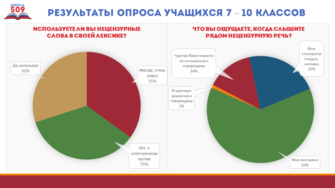 Нецензурная лексика в коммуникативной деятельности подростков проект