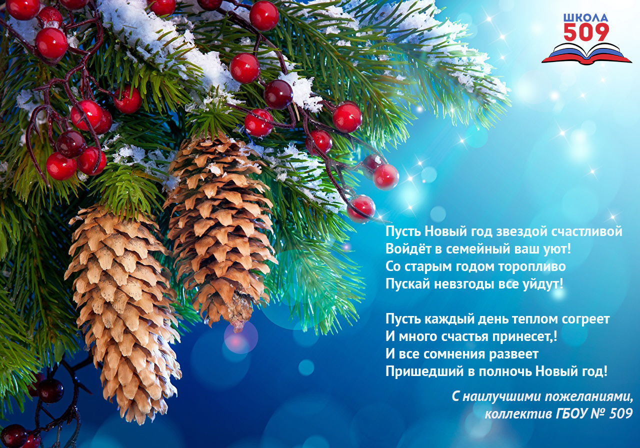 С Новым годом! — Школа № 509